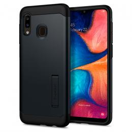 Spigen Galaxy A20 (2019)/ A30 (2019) Slim Armor Case,Black, Certified Military-Grade Protection,Reinforced Kickstand built-in, Extreme Dual Layer Protective Case, 612CS26281