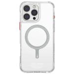 skinarma iPhone 16 Pro (6.3") Saido Mag-Charge Case - Clear Apple MagSafe Compatible - Raised 360 Screen Edges & Camera Lens Guard - Includes Interchangeable Corner Bumper Lanyard Loops