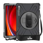 Strike Rugged Case with Hand Strap and Lanyard  for Samsung Galaxy Tab S10 Ultra/S9 Ultra/S8 Ultra