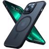 Torras iPhone 14 Pro (6.1") Guardian Magnetic Case - Black MagSafe Compatible - Translucent Slim Torras iPhone 14 Pro (6.1") Guardian Magnetic Case - Black MagSafe Compatible - Translucent Slim