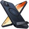 Torras iPhone 15 (6.1") Pstand Case - Black MagSafe Compatible - Built-in Versatile Seamless Stand Torras iPhone 15 (6.1") Pstand Case - Black MagSafe Compatible - Built-in Versatile Seamless Stand