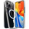 Torras iPhone 15 (6.1") Diamond-Mag Case - Clear MagSafe Compatible - Diamond Clear Torras iPhone 15 (6.1") Diamond-Mag Case - Clear MagSafe Compatible - Diamond Clear