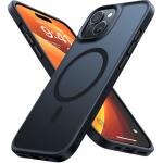Torras iPhone 15 Plus (6.7") Guardian Magnetic Case - Black MagSafe Compatible - Translucent Slim