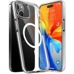 Torras iPhone 15 Pro Max (6.7") Diamond-Mag Case - Clear MagSafe Compatible - Diamond Clear