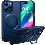 Torras iPhone 15 Pro Max (6.7") Ostand Pro Case - Navy Blue MagSafe Compatible - 360 Spin