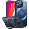 Torras iPhone 16 Pro (6.3") Ostand Pro Case - Black MagSafe Compatible - 360 Spin Torras iPhone 16 Pro (6.3") Ostand Pro Case - Black MagSafe Compatible - 360 Spin