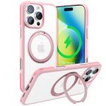 Torras iPhone 16 Pro Max (6.9") Ostand R Fusion Spin Case - Pink All in One: Magnetic / Stand / Ring Holder - 360 Spin