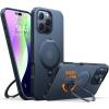 Torras iPhone 16 Pro (6.3") Ostand Spin Case - Black All in One: Magnetic / Stand / Ring Holder - 360 Spin Torras iPhone 16 Pro (6.3") Ostand Spin Case - Black All in One: Magnetic / Stand / Ring Holder - 360 Spin