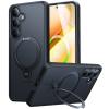 Torras Galaxy S25 5G Ostand Spin Case - Black All in One: Magnetic / Stand / Ring Holder - 360 Spin Torras Galaxy S25 5G Ostand Spin Case - Black All in One: Magnetic / Stand / Ring Holder - 360 Spin