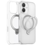 Torras iPhone 17 (6.3") 2025 Ostand Spin Case - Black , Full Camera Control Button Coverage, Fit for MagSafe, Mil-STD Protective, 360° Spin Kickstand