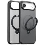 Torras iPhone Air (6.5") 2025 Ostand Spin Case - Black , Full Camera Control Button Coverage, Fit for MagSafe, Mil-STD Protective, 360° Spin Kickstand
