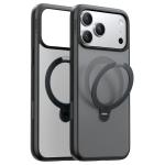 Torras iPhone 17 Pro (6.3") 2025 Ostand Spin Case - Black , Full Camera Control Button Coverage, Fit for MagSafe, Mil-STD Protective, 360° Spin Kickstand