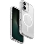 Uniq iPhone 16 (6.1") Combat Case - Lume-White Magsafe Compatible - Military Grade Drop Protection - 5H Scratch-Resistance with 360 Degree Impact Bumper