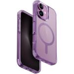 Uniq iPhone 16 (6.1") Combat Case - Grape Pink Magsafe Compatible - Military Grade Drop Protection - 5H Scratch-Resistance with 360 Degree Impact Bumper