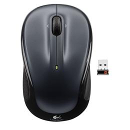 Logitech M325 Wireless Mouse DARK SILVER, 18-month Battery life, Unifying Nano-receiver Micro-precise scrolling, Optical