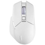 Powercolor ALPHYN AH10 WHITE Wireless Gaming Mouse equipped with a PixArt PAW3395 sensor ,adjustable DPI range from 100 to 26,000