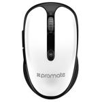 Promate CLIX-4 Wireless Mouse - White 2.4Ghz Wireless - Optical USB Mouse - Auto-sleep function - Multimedia function - Nano receiver - Compatible with Windows & Mac