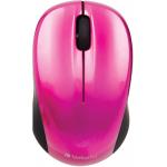Verbatim 49043 GO NANO Wireless Mouse - Hot Pink