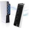 Kiwihome Cooling Fan for Sony PlayStation 5 - Black with LED Light - Upgraded Quiet Cooler Fan with 3 Fans & Controller USB Port - Compatible with PS5 Digital Edition/Ultra HD Console - Enhanced Support Kiwihome Cooling Fan for Sony PlayStation 5 - Black with LED Light - Upgraded Quiet Cooler Fan with 3 Fans & Controller USB Port - Compatible with PS5 Digital Edition/Ultra HD Console - Enhanced Support