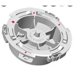 Extreme Networks ExtremeWireless AH-ACC-BKT-AX-WL Mounting bracket for direct-to-wall installations