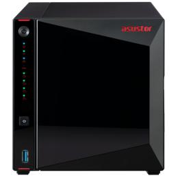 Asustor AS5304T 4-Bay NAS, Quad Core Celeron J4105 1.5GHz, 4GB RAM (8GB Max), 2x 2.5GbE LAN, 3x USB3.2 Gen1, HDMI 2.0a, 3 Years Warranty