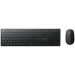Alogic Echelon USB-C Rechargeable Bluetooth Full Size Keyboard for US Win (Black) + Mouse Combo US