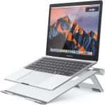 Nulaxy AS012 Laptop Stand - Silver, Foldable Adjustable Design, Compatible with 10"-16" Apple Macbook/Laptops