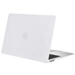 Apple 13" MacBook Air (2018-2022) Matte Rubberized Hard Shell Case Cover - Matte White, For Models: A2337 M1 A2179 A1932