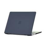 Matte Rubberized Hard Shell Case Cover for Surface Laptop Go 1/2/3 12.4" (2020-2022) - Matte Black for Models: 2013/1943