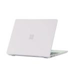 Matte Rubberized Hard Shell Case Cover - For Microsoft Surface Laptop 2/3/4/5 13.5" (2019-2022) with Alcantara Keyboard ONLY - Matte White, For Models: 1769, 1867, 1958, 1950