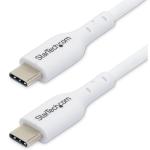StarTech.com USB2CC3MWHE USB 2.0 - 480Mbps - 60W - 3A USB-C Cable - 3m - White 60W PD - 3A - USB 2.0 - Type-C - Laptop Charger Cord - TPE Jacket