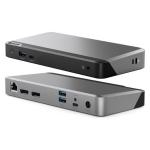 Alogic MX2 USB-C Dual 4K Docking Station, with 65W Power Delivery, DP1.4/DP++ x2, USB-C 3.1 Gen2 x1, USB-A 3.1 x3, 3.5mm Audio port x1, RJ45 x1, support Apple Intel & M1 (Single 4K) / ChromeOS / Windows, 2yr warranty