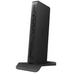 ASUS DC500 Thunderbolt 4 Alt Mode Triple 4K Gaming Docking Station, with 96W Power Delivery, HDMI2.1 x2 (upto 4K 120Hz), Thunderbolt4 x1, 2.5G RJ45 x1, USB-A x4, SD & MicroSD Reader, 3.5mm Audiocombo  jack x1, Adjustable stand, support MacO