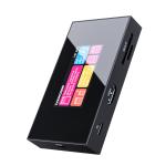 Dockcase Studio - Matte Black 8in1 10Gbps USB-C Single 4K Smart Hub with 100w Power Delivery 1.9" Touchscreen - HDMI2.1 (4K120Hz) x1 - USB-C x2 - USB-A x1 - SD&TF Card Slot x1 - CFExpress Type A/B Slot x1 - Aluminum Alloy with Tempered Glas