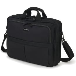 Dicota ECO Top Traveller SCALE Carry Bag for 12-14.1 inch Notebook /Laptop (Black) Suitable for Business , with shoulder strap A light notebook case with protective padding and smart storage