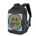 NoBrand LOY T3-1 Programmable LED Display Laptop Backpack - Black - 64x64 Dot Matrix - Support text, picture and animation display - Commute use