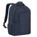 Rivacase Tegel Backpack with water-resistant fabric for 17.3 inch Notebook / Laptop (Dark Blue) Suitable for Business and Travel