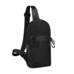 Rivacase Dijon Crossbody Sling Bag - Black - Hold essential item for travel Use