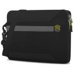 STM Blazer Laptop Sleeve With Shoulder Strap - For Macbook Pro/Air 13"-14" - Black - Fits Most 13" and Smaller Screens Laptop & Tablet