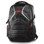 Targus Strike Gaming Backpack For 17.3" Laptop/Notebook - Black, Red - Impact Resistant Base - Nylon Exterior, Polyurethane - Shoulder Strap