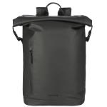 Tucano ROLLO Backpack for Laptop 15.6" Macbook Pro 16" - Black Roll Top Closure - Water-Resistant Coated Fabric