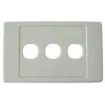 AMDEX FP-3PV2 Triple Port RJ-45 Face Plates Amdex style.