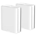 ASUS ZenWiFi BQ16 (BE25000) Quad-Band WiFi 7 Whole Home Mesh System, White - 2 Pack 10GbE x2 / 1GbE x3 / USB 3.0 x1