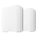 ASUS ZenWiFi BT8 (BE14000) Tri-Band WiFi 7 Whole Home Mesh System, White - 2 Pack 2.5GbE x2 / 1GbE x1 / USB 3.0 x1