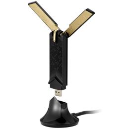 ASUS USB-AX56 (AX1800) Dual-Band WiFi 6 USB Wireless Adapter with External High-Gain Antenna