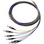 Dynamix FPT-OM1LC-6 2M LC Pigtail OM1 6Pack     Colour Coded, 900um Multimode Fibre, Tight buffer