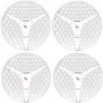 MikroTik RBLHG-5HPnD-XL4pack RBLHG-5HPnD-XL4Pack 27dBi 5GHz antenna, Dual Chain High Power 802.11an wireless, 600MHz CPU, 64MB RAM, 1x LAN, POE, PSU, RouterOS L3