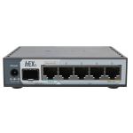 MikroTik E60iUGS  hEX S 5 Port Gigabit Ethernet Router with a 2.5 Gbps SFP Port - E60iUGS
