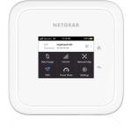 NETGEAR Nighthawk M6 Next Generation 5G Mobile Router - White (MR6110), LTE CAT 19, AX3600 Wi-Fi 6, GLan x1, TS9 x2
