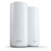 NETGEAR Orbi RBE772 (BE11000) Tri-Band WiFi 7 Whole Home Mesh System - 2 Pack 2.5GbE x4 NETGEAR Orbi RBE772 (BE11000) Tri-Band WiFi 7 Whole Home Mesh System - 2 Pack 2.5GbE x4